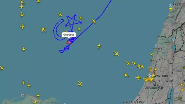 Βάιραλ στην Τουρκία: Ημισέληνος και αστέρι πάνω από Αν. Μεσόγειο