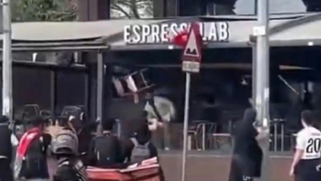 Σύγκρουση στο καφέ EspressoLap στην Τουρκία  λόγω Ιμάμογλου–  Καρέκλες στον αέρα