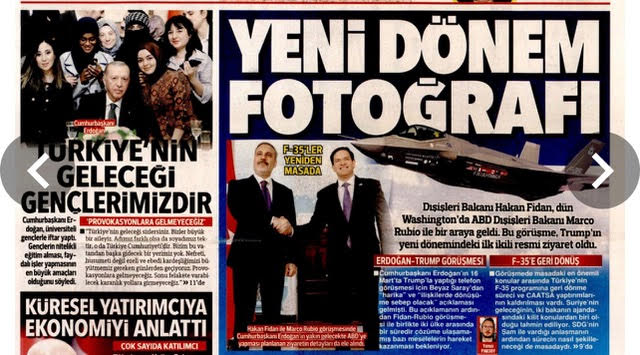 Συνάντηση Φιντάν – Ρούμπιο: Νέα εποχή στις αμερικανοτουρκικές σχέσεις, σύμφωνα με Χουριέτ