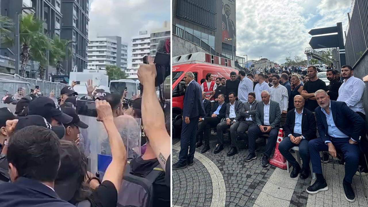 Ένταση μπροστά από γραφεία CHP – Η αστυνομία έριξε δακρυγόνα