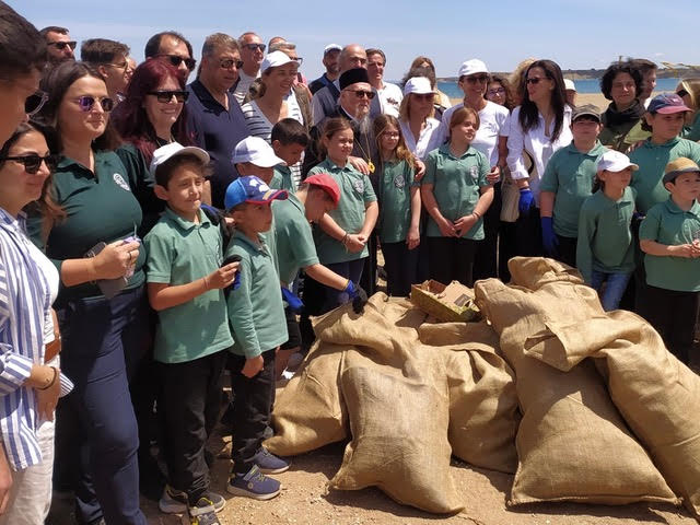 «Καθαρίσαμε την παραλία Μακρύς Γιαλός στην Ίμβρο με Οικ. Πατριάρχη»