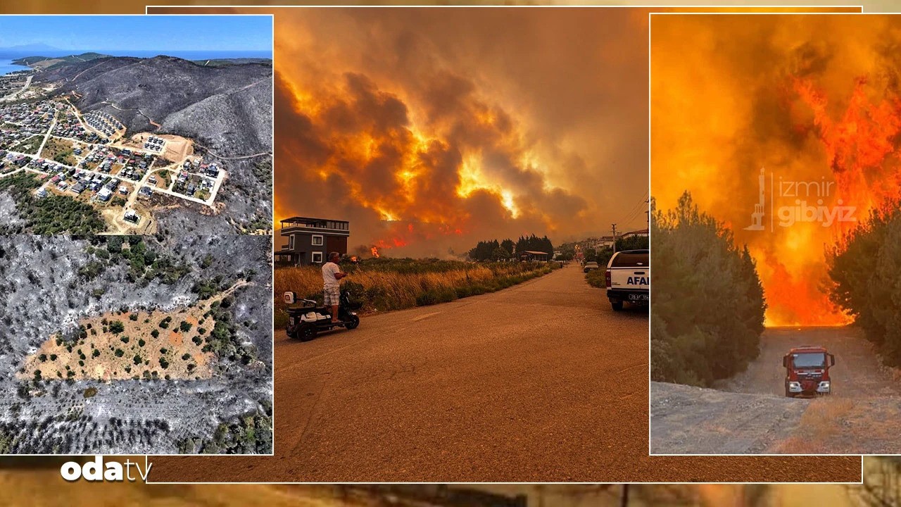 Ο εφιάλτης της πυρκαγιάς τώρα στο Τσεσμέ και Οντεμίς της Σμύρνης