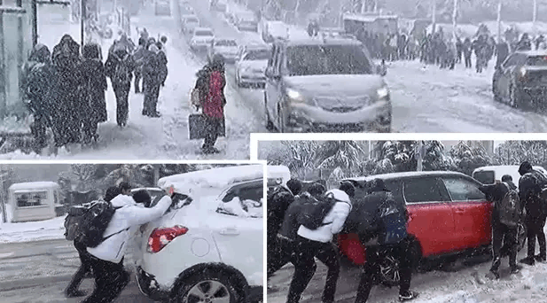 Κλειστά τα σχολεία στην Κωνσταντινούπολη – Η Πόλη ντύθηκε στα άσπρα