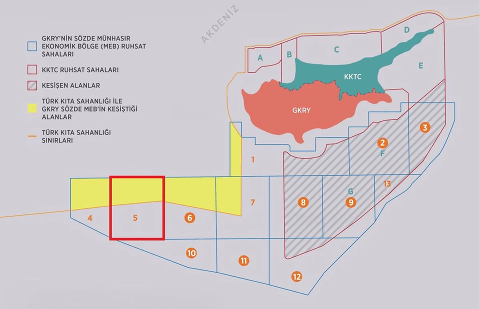 Ένταση μεταξύ ΑΚΡ και τουρκικής αντιπολίτευσης για γεώτρηση Κύπρου στο τεμάχιο 5 