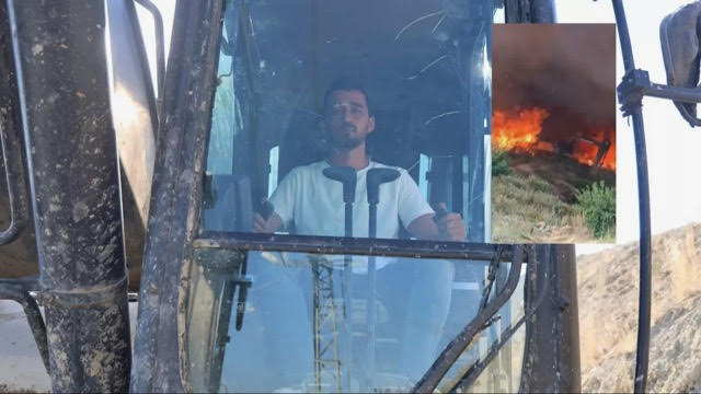 Πυρκαγιές στην Τουρκία: Από θαύμα γλίτωσε χειριστής εκσκαφέα – Το μηχάνημα έλιωσε στις φλόγες