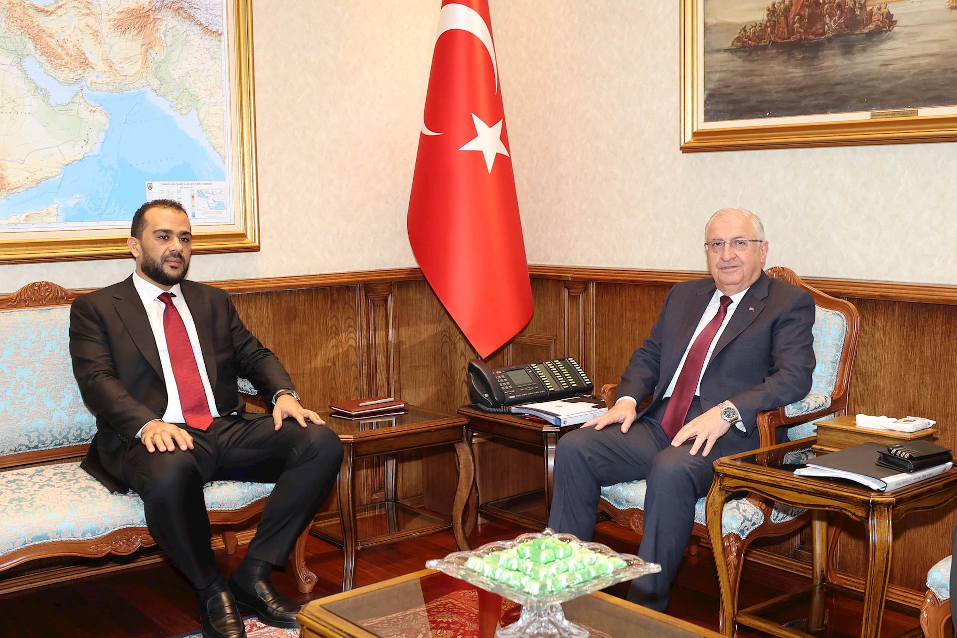 Συνάντηση Γκιουλέρ με υφυπουργό Άμυνας Λιβύης: Συμφωνία για περεταίρω στρατιωτική συνεργασία 